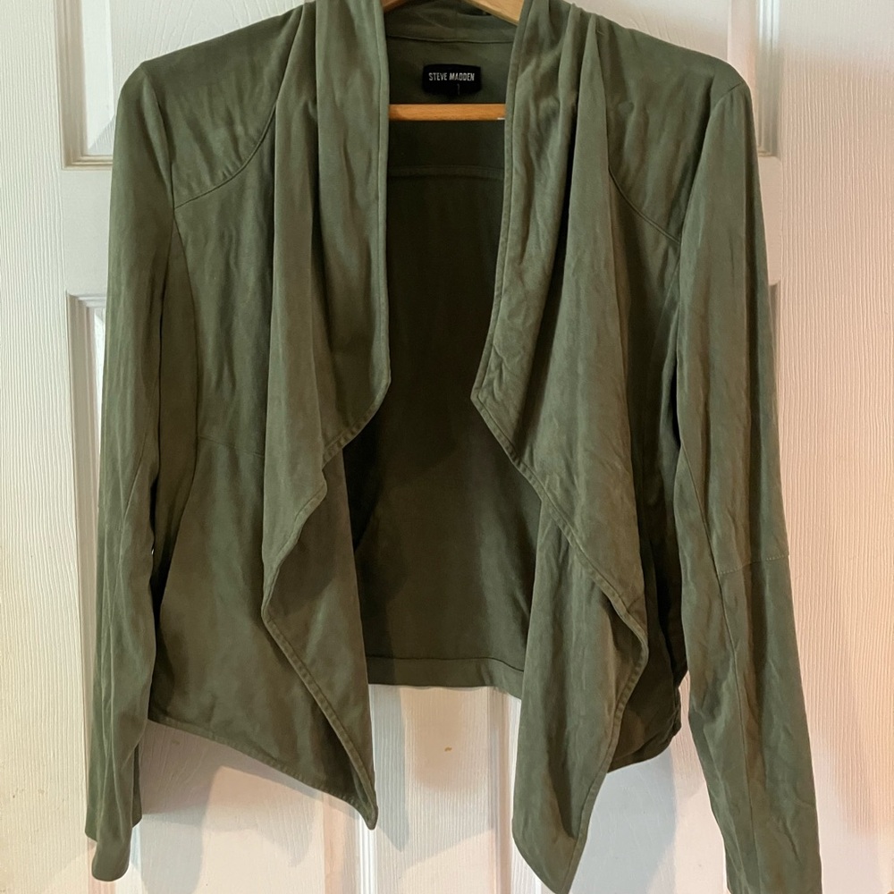 Steve Madden Women's Olive Drape Jacket